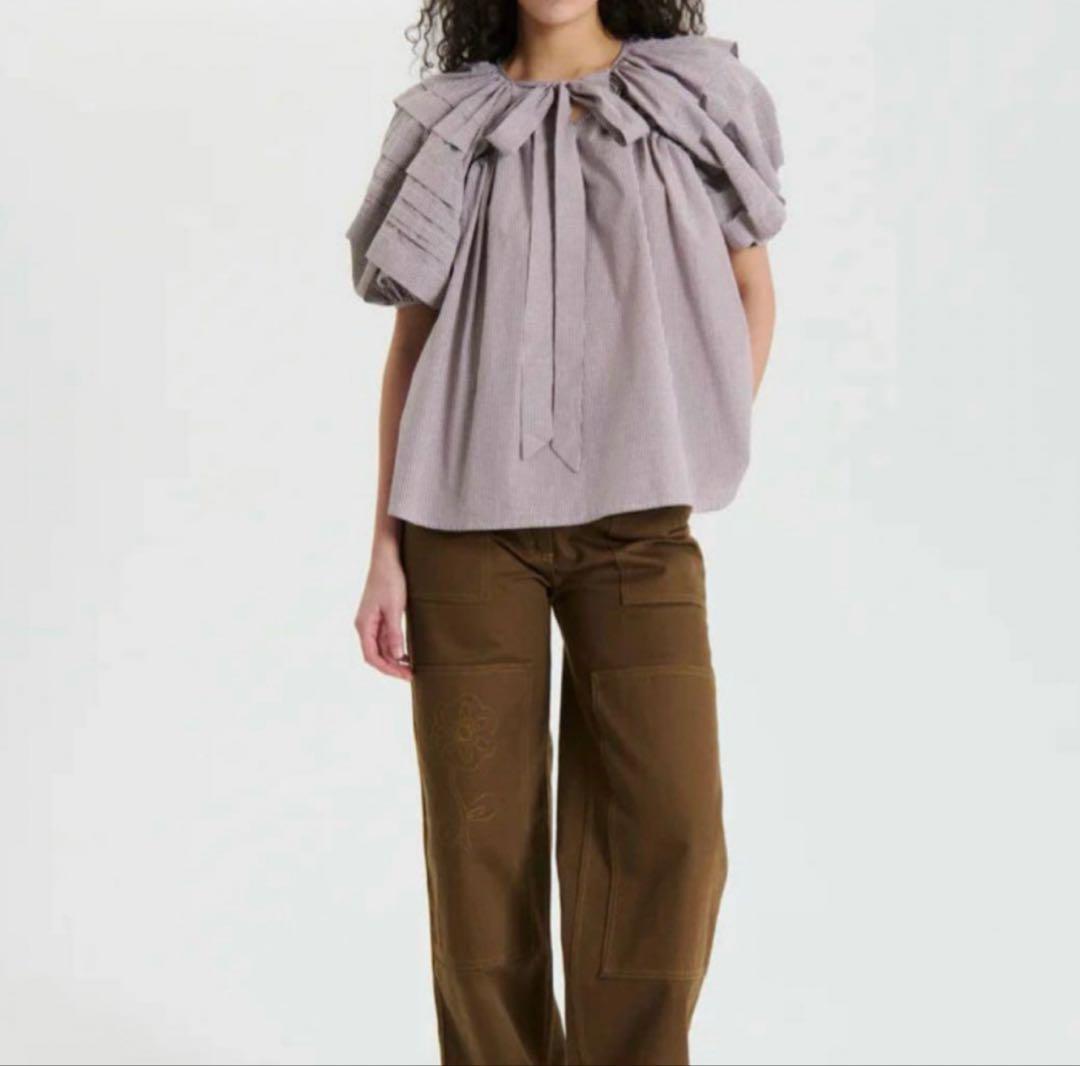 Cecilie Bahnsen 半袖ブラウス