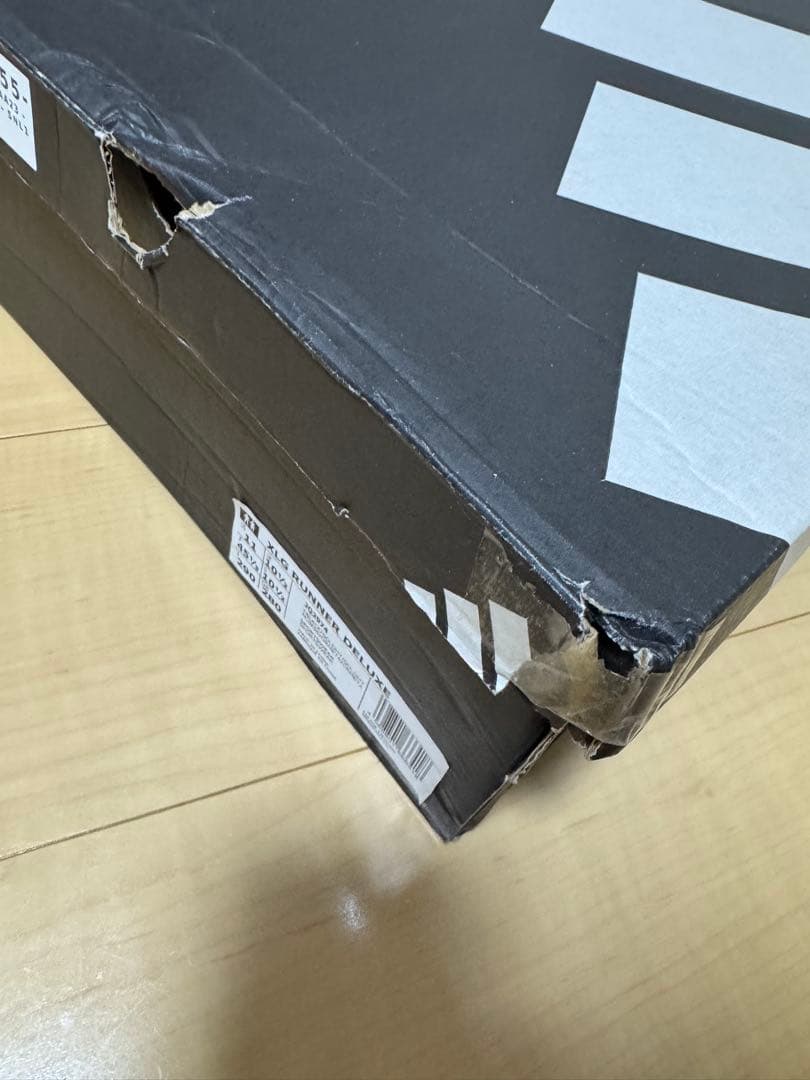 靴 adidas XLG Runner Deluxe Black