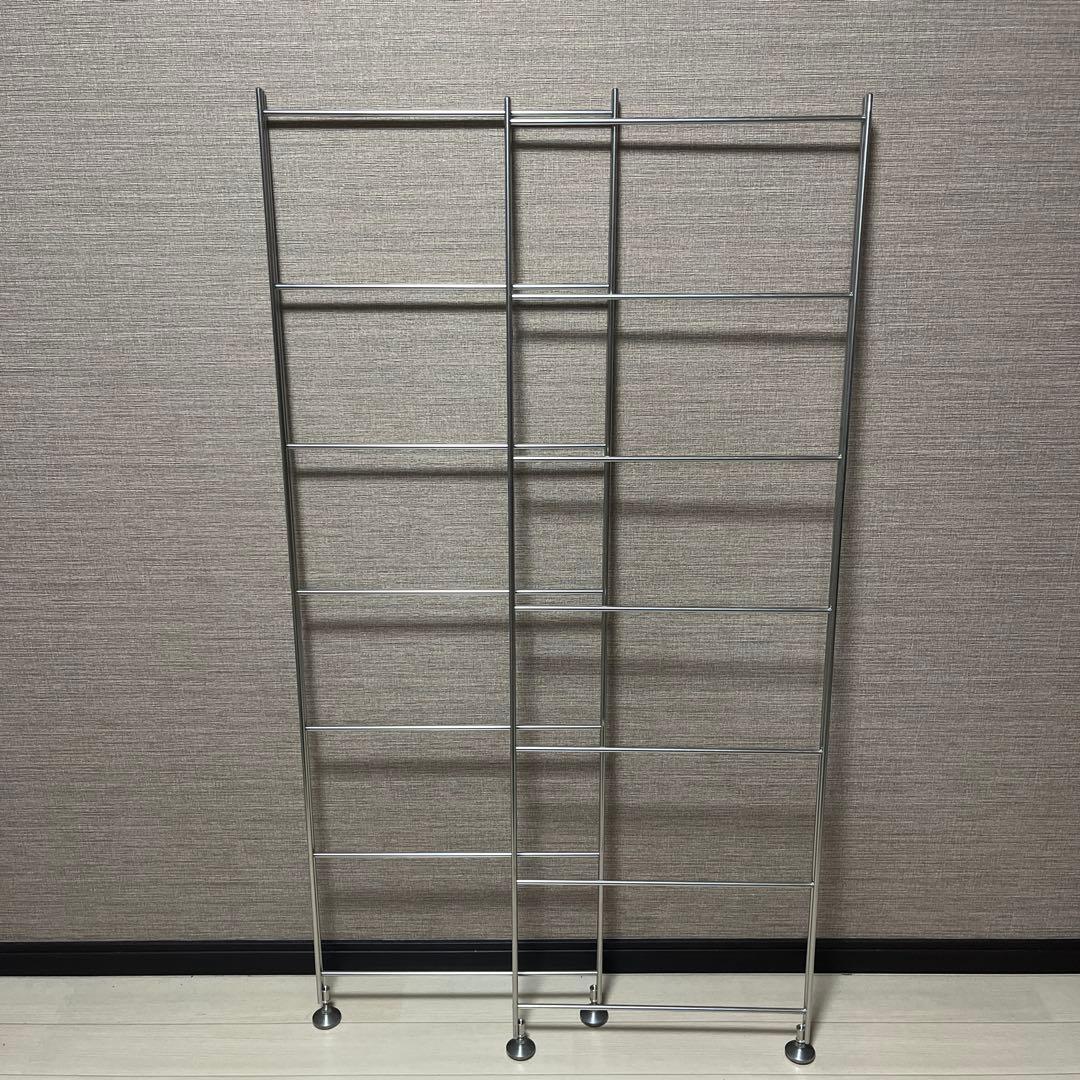 無印　ステンレスユニットシェルフ　ステンレス追加用帆立　中