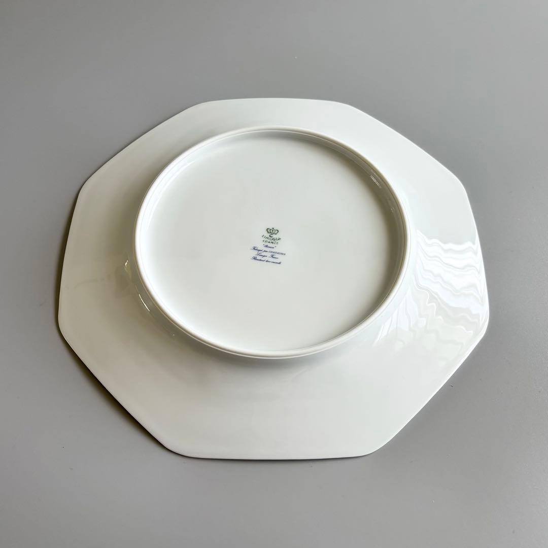 フランス名窯　リモージュ×ジャポニズム　シャスタニエ　八角プレート　【未使用】