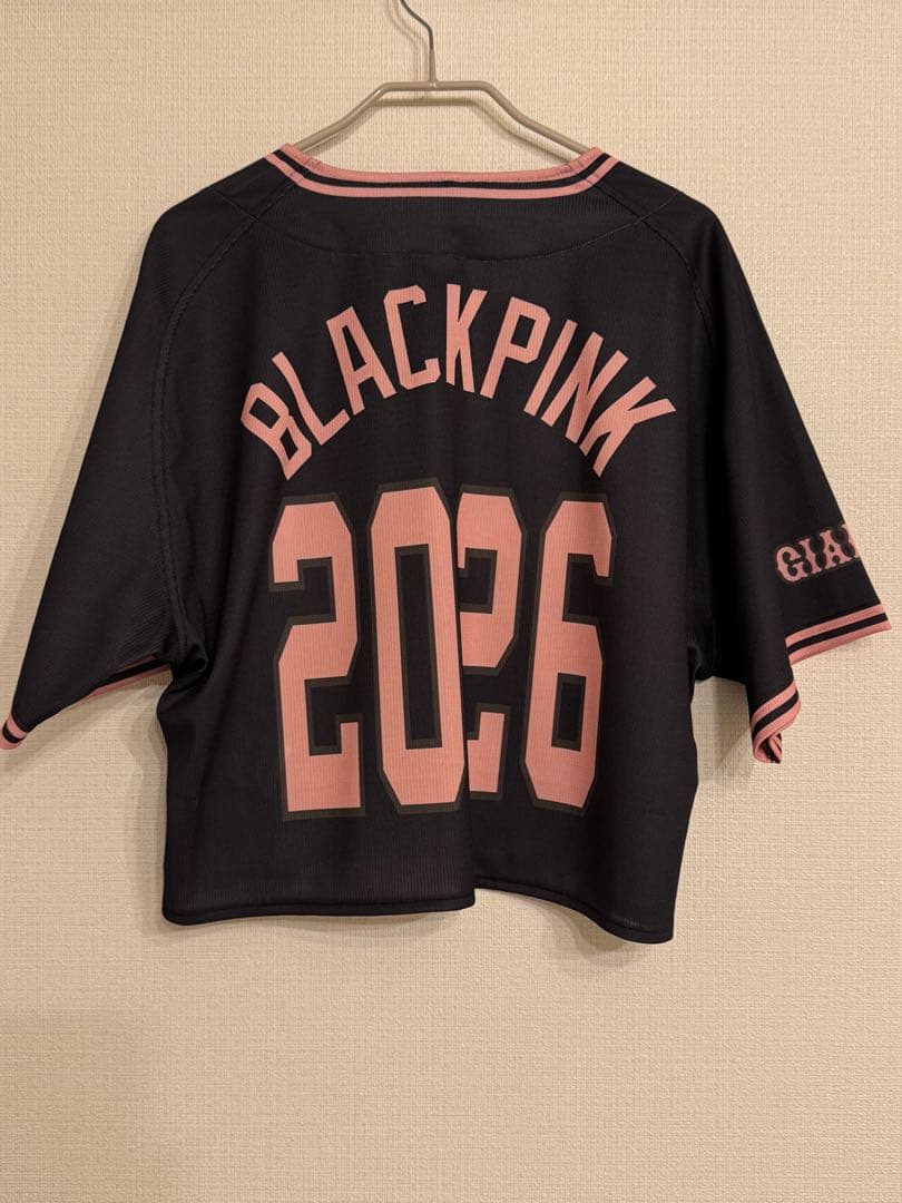 読売ジャイアンツ×BLACKPINK ユニフォーム クロップド　ブラック S