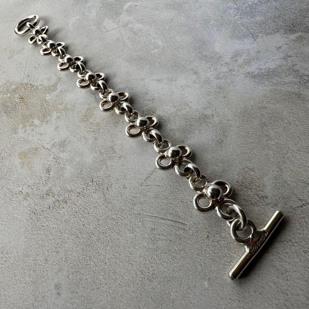 ヴィンテージ モダニストチェーンリンクブレスレット シルバー925 メキシコ製