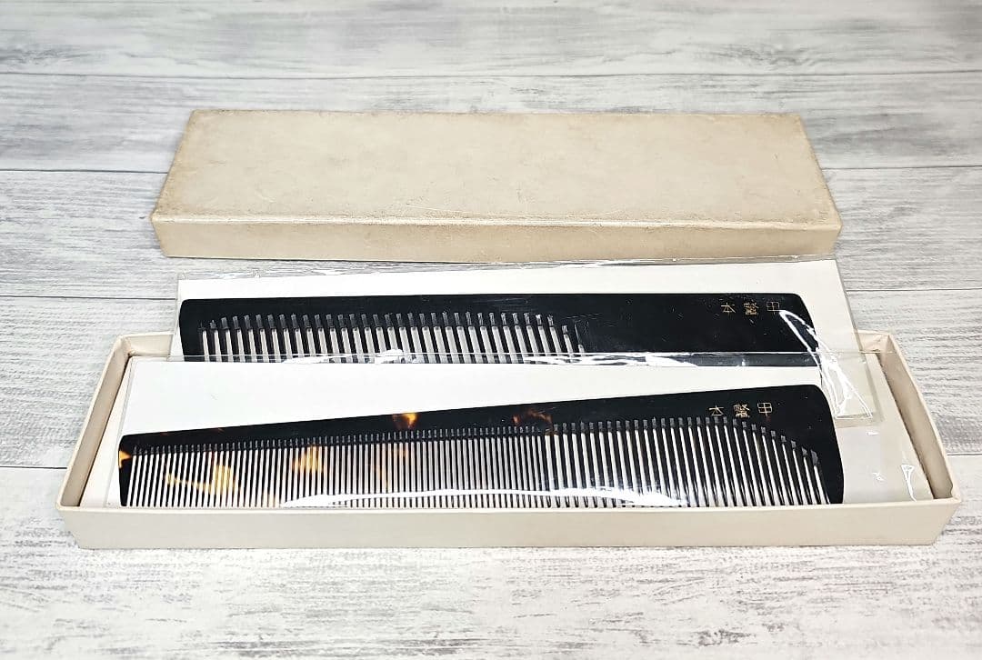 本鼈甲　櫛　理容　２本セット