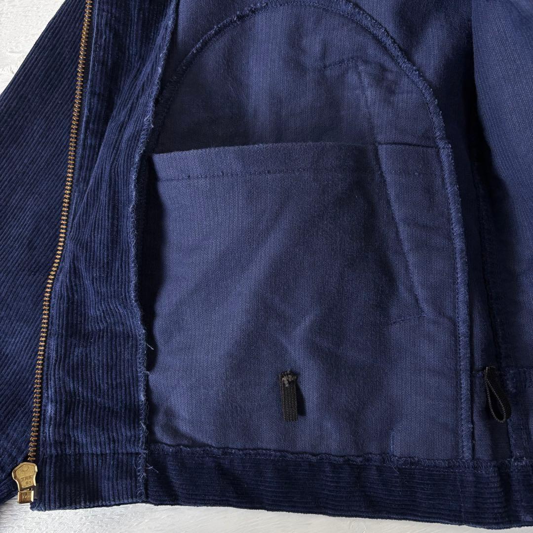 FFAジャケット　ファーマーズジャケット　サイズ36　ネイビー　コーデュロイ