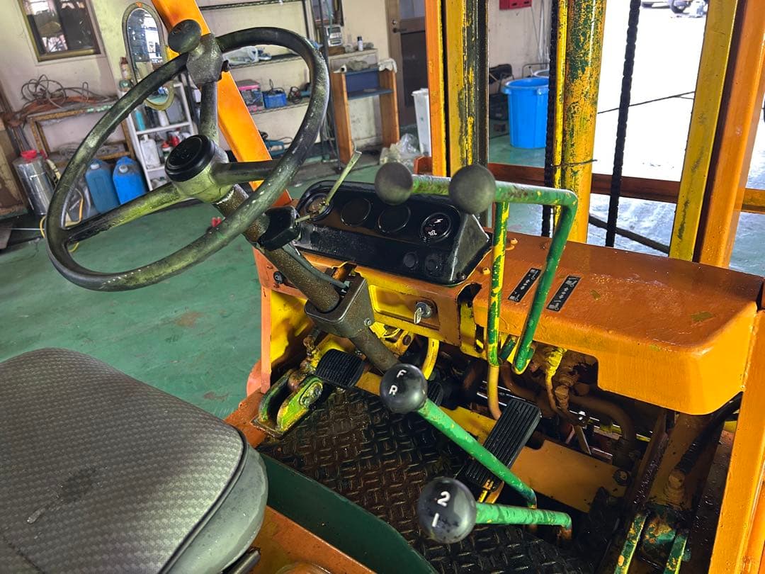 宮崎　コマツ　フォークリフト 1.5トン ハイマスト　揚高4.5m MT リフト