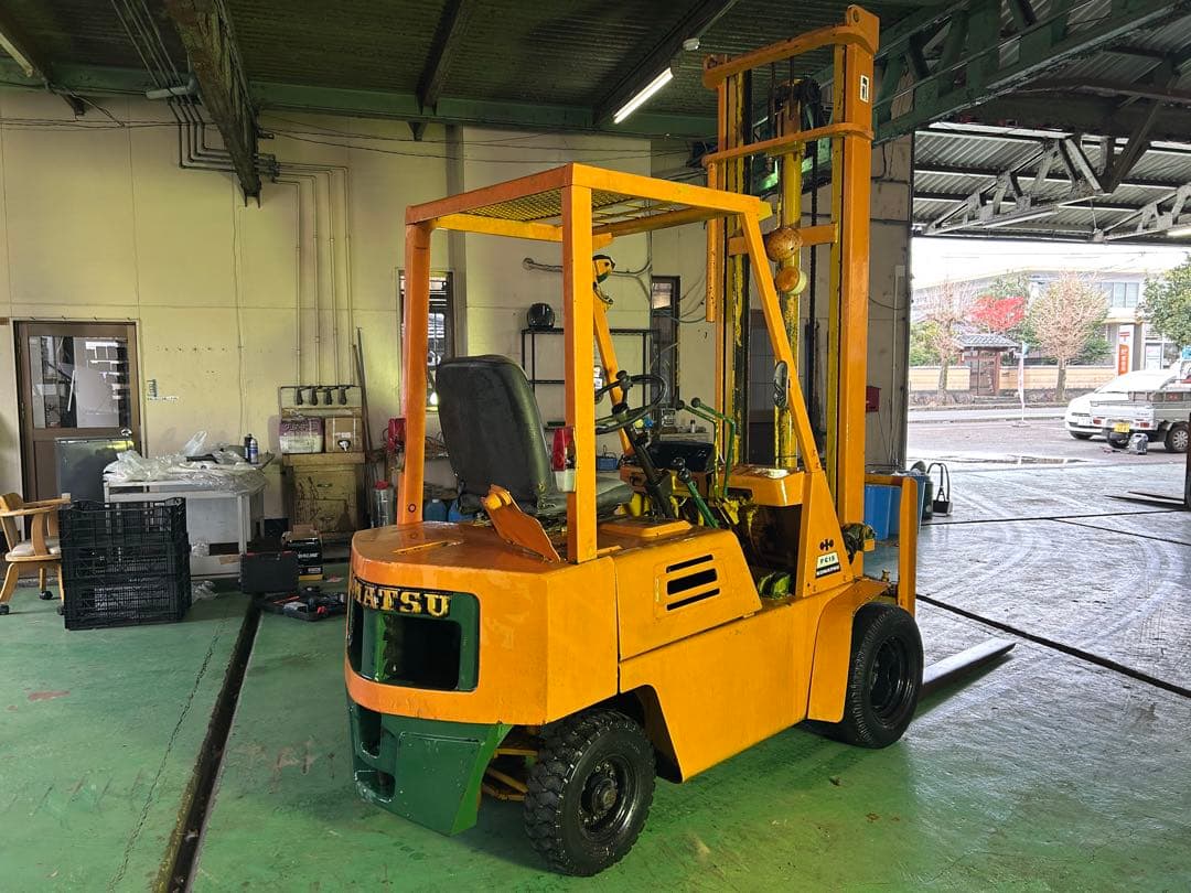 宮崎　コマツ　フォークリフト 1.5トン ハイマスト　揚高4.5m MT リフト