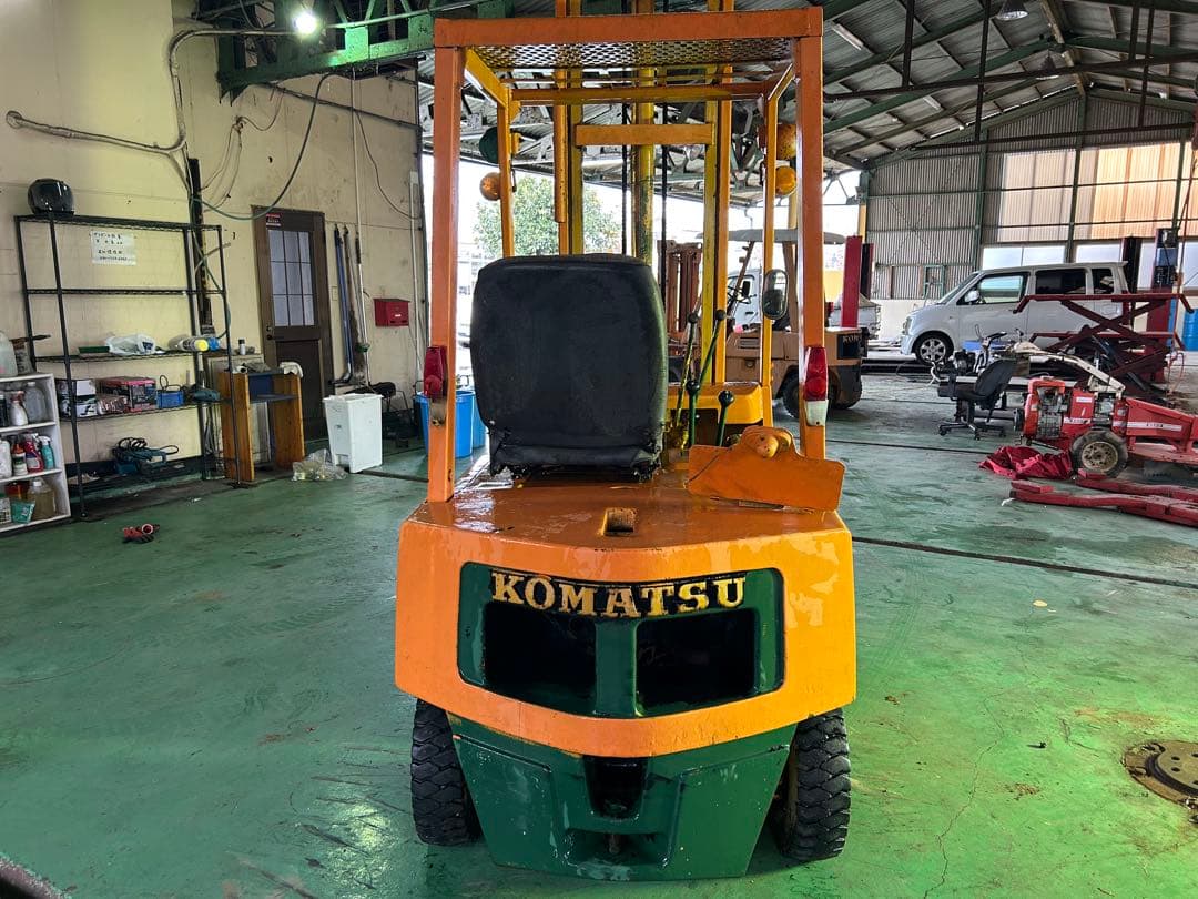 宮崎　コマツ　フォークリフト 1.5トン ハイマスト　揚高4.5m MT リフト