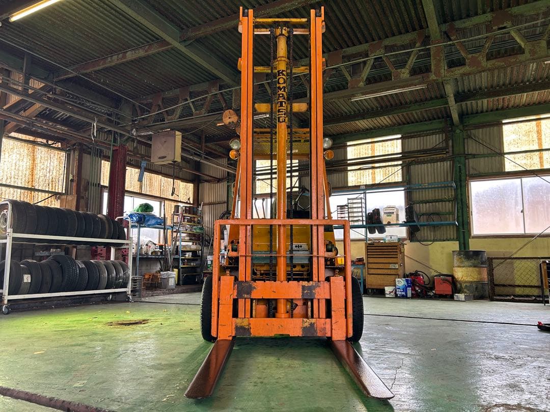 宮崎　コマツ　フォークリフト 1.5トン ハイマスト　揚高4.5m MT リフト