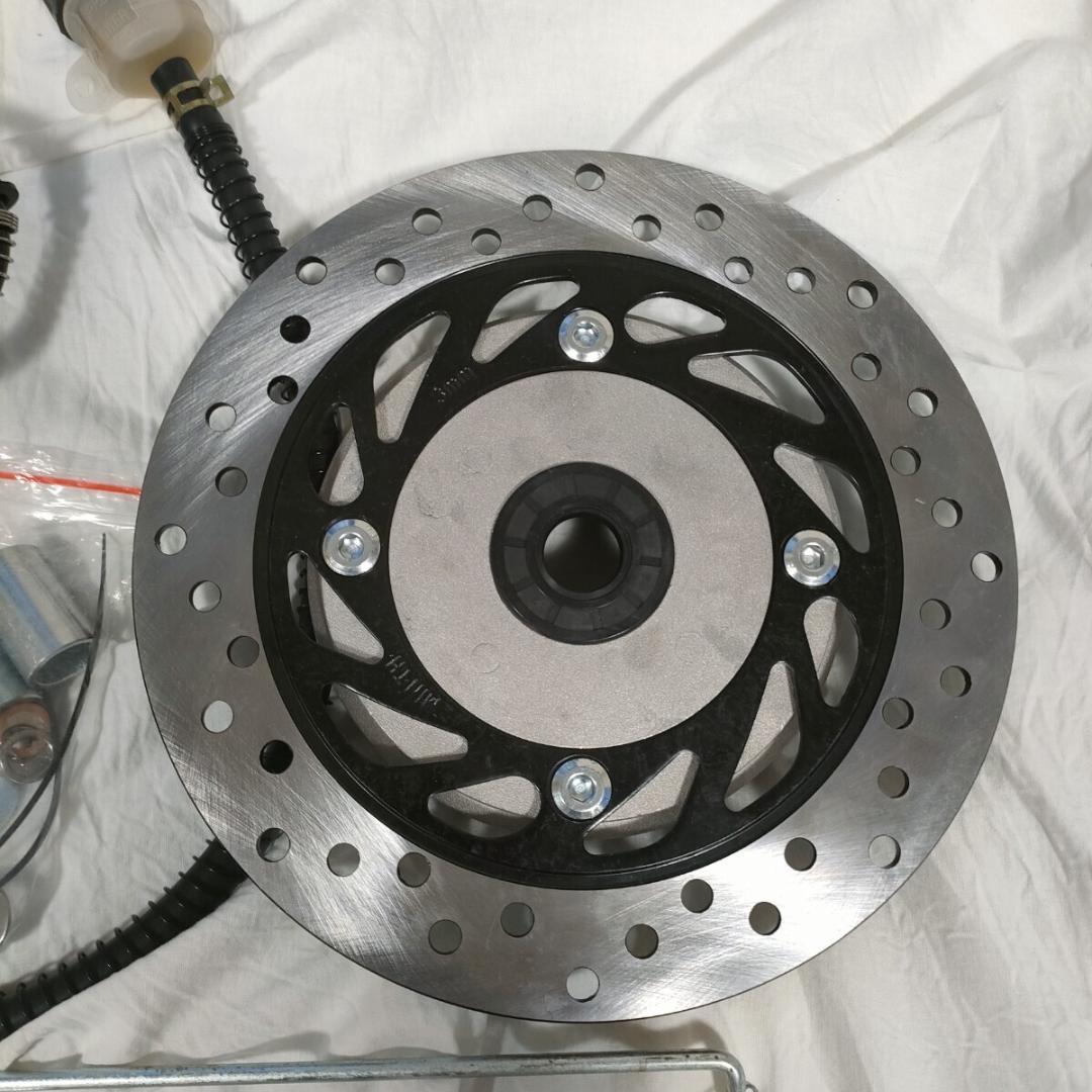 ドラムブレーキリアブレーキディスク化キット YBR125 GN125 GB250