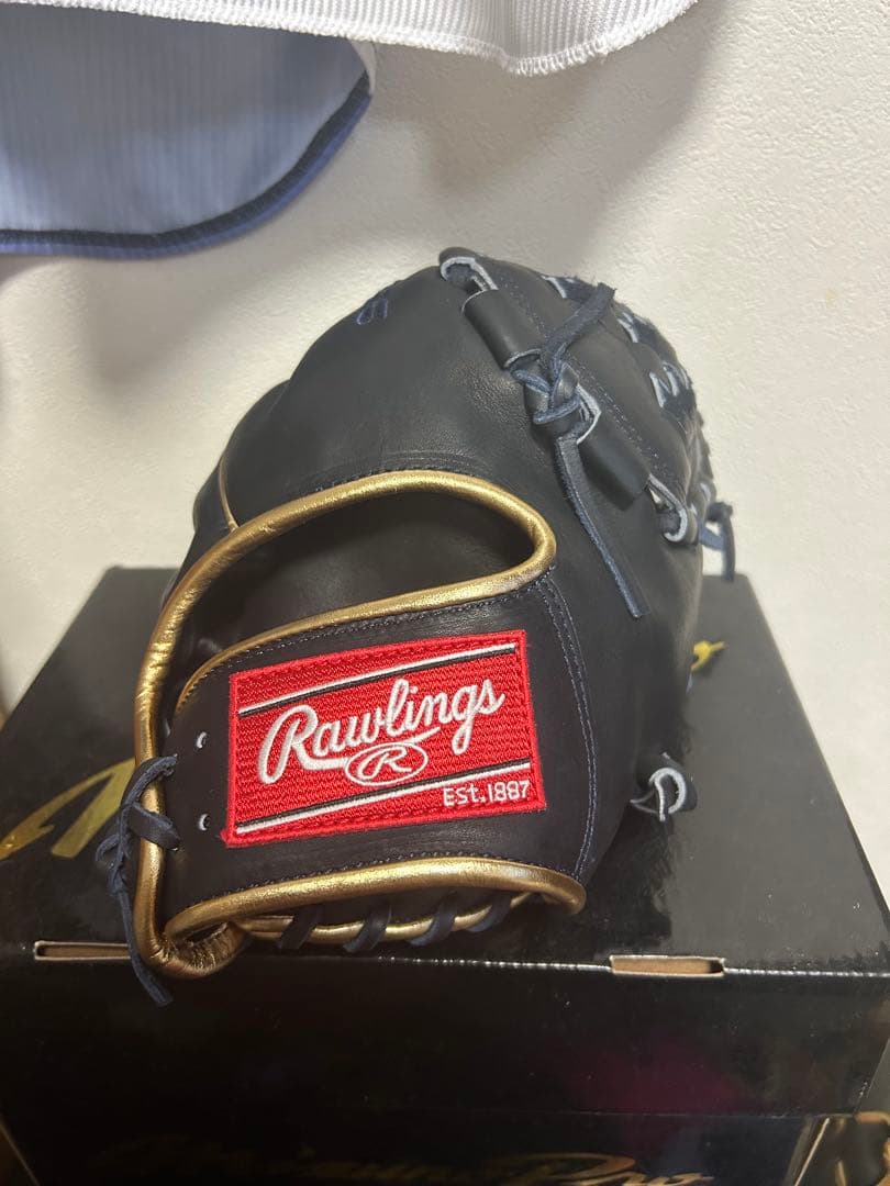 Rawlings 軟式グローブ 黒 金