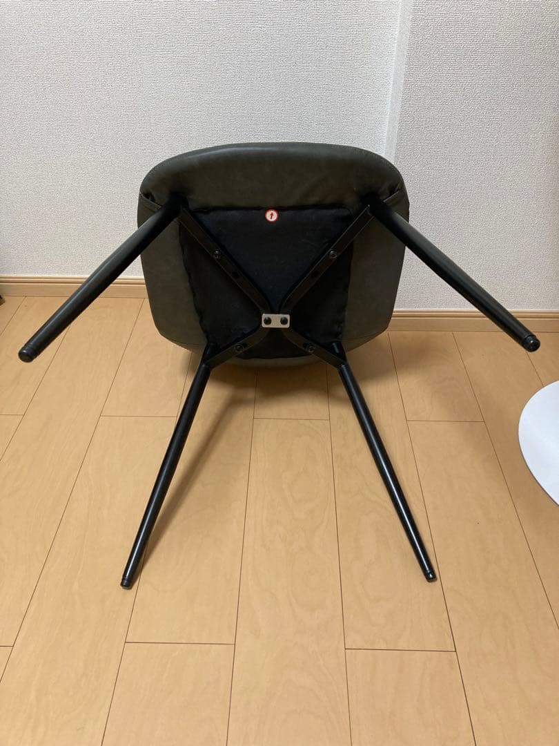 「引取限定」「美品」円形ダイニングテーブル80cm ダイニングチェア 3点セット