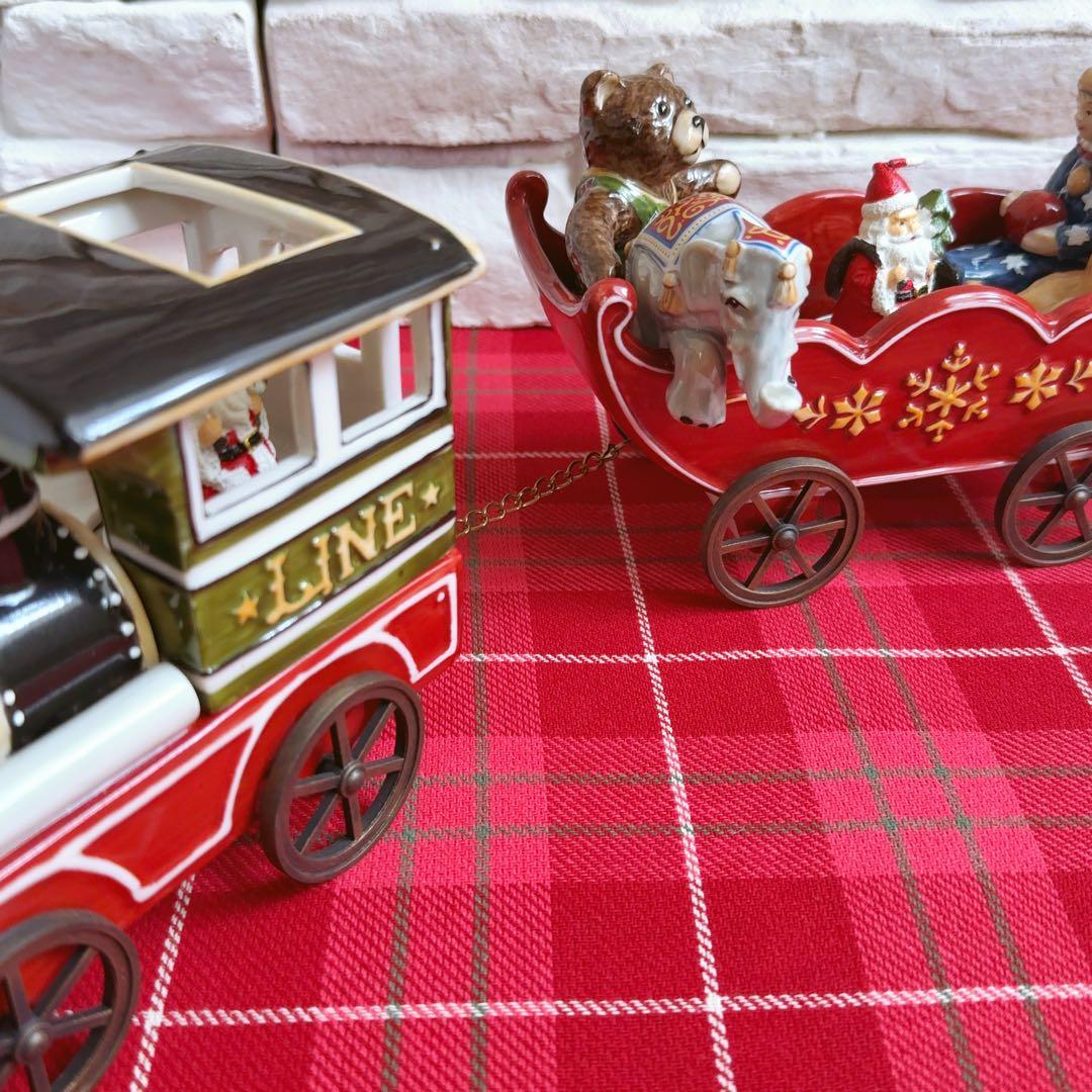 Villeroy & Boch 汽車とサンタと動物達　置き物