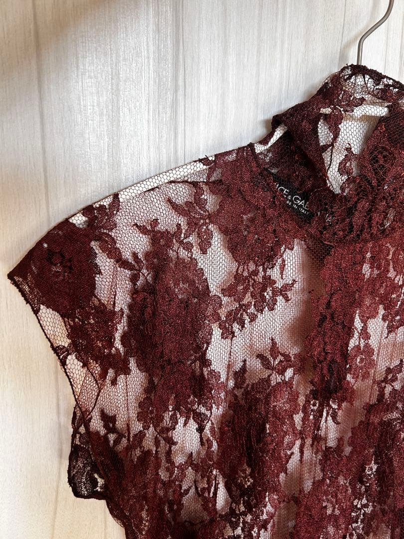 DOLCE & GABBANA 総レースチュニック