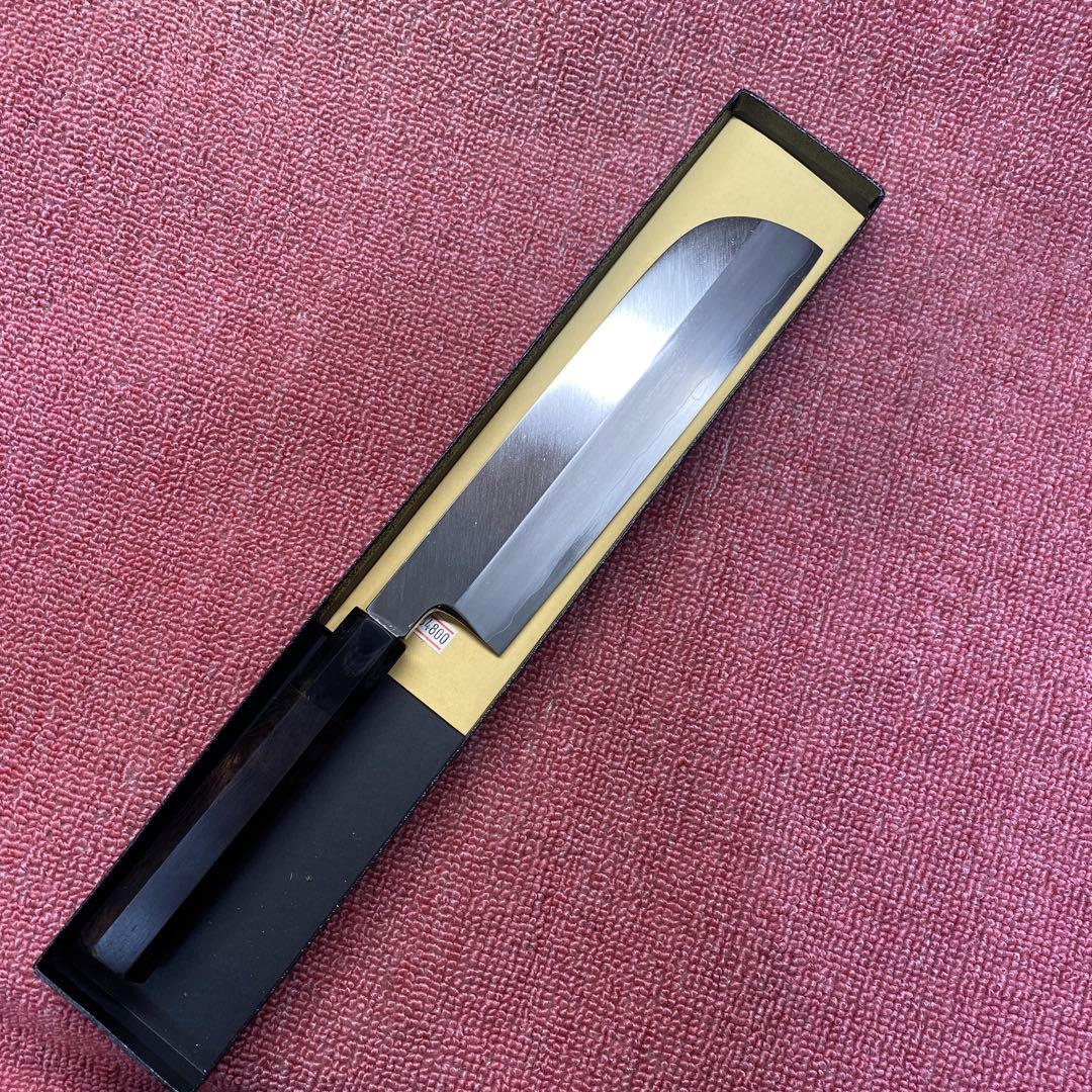 銀三　鎌薄刃包丁　210㎜ 7寸