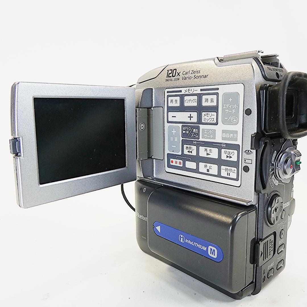 動作品ソニー DCR-PC120 MiniDVビデオカメラ　DVDダビングに最適