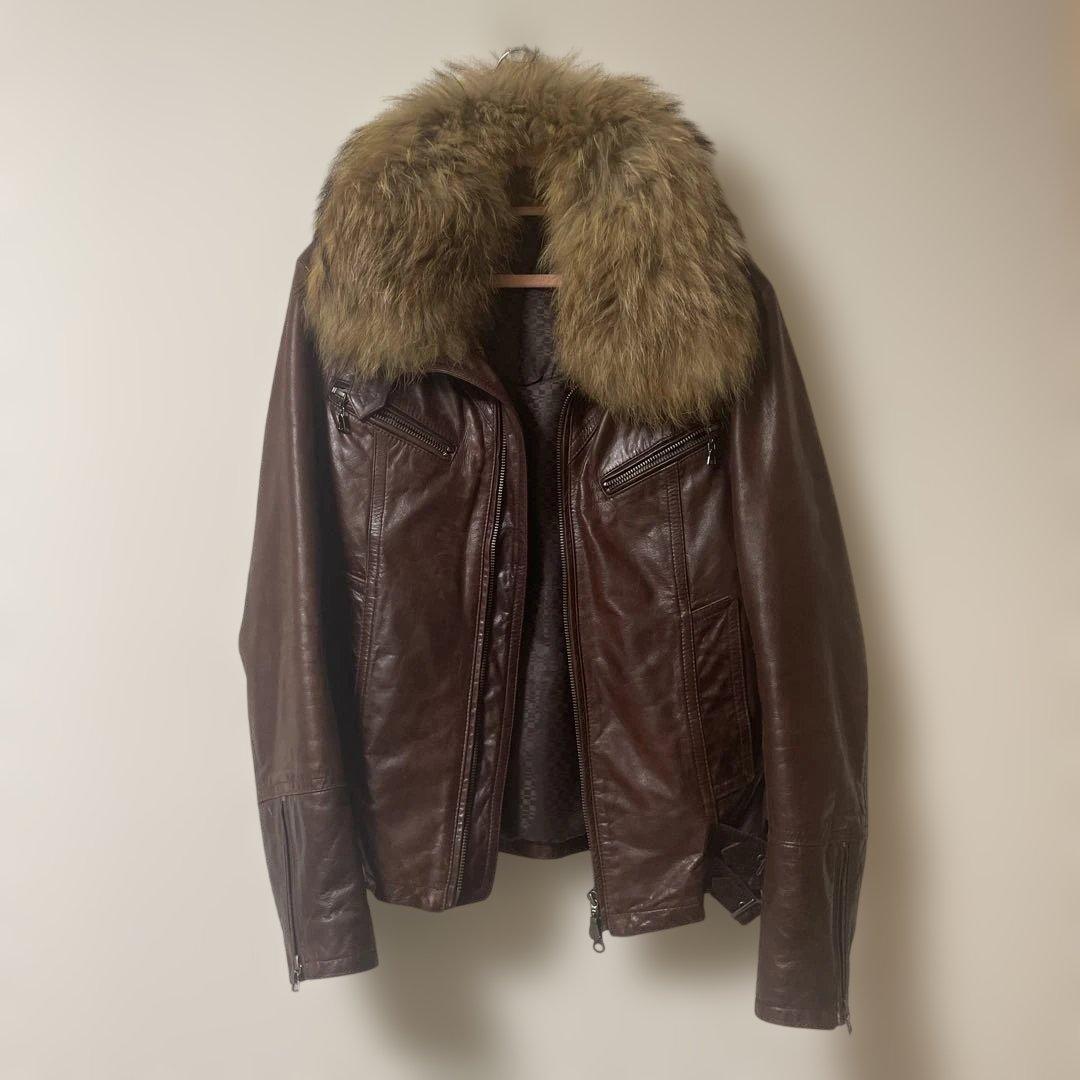 TORNADOMART ブラウンレザージャケット