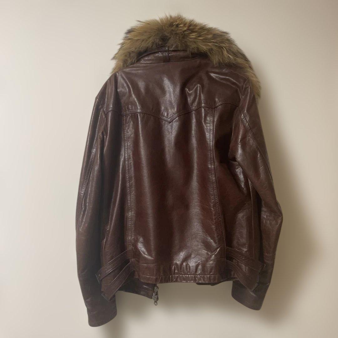 TORNADOMART ブラウンレザージャケット