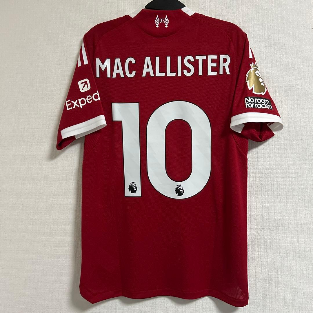 リバプール　25-26ユニフォーム　マクアリスター　オーセンティック日本Lサイズ