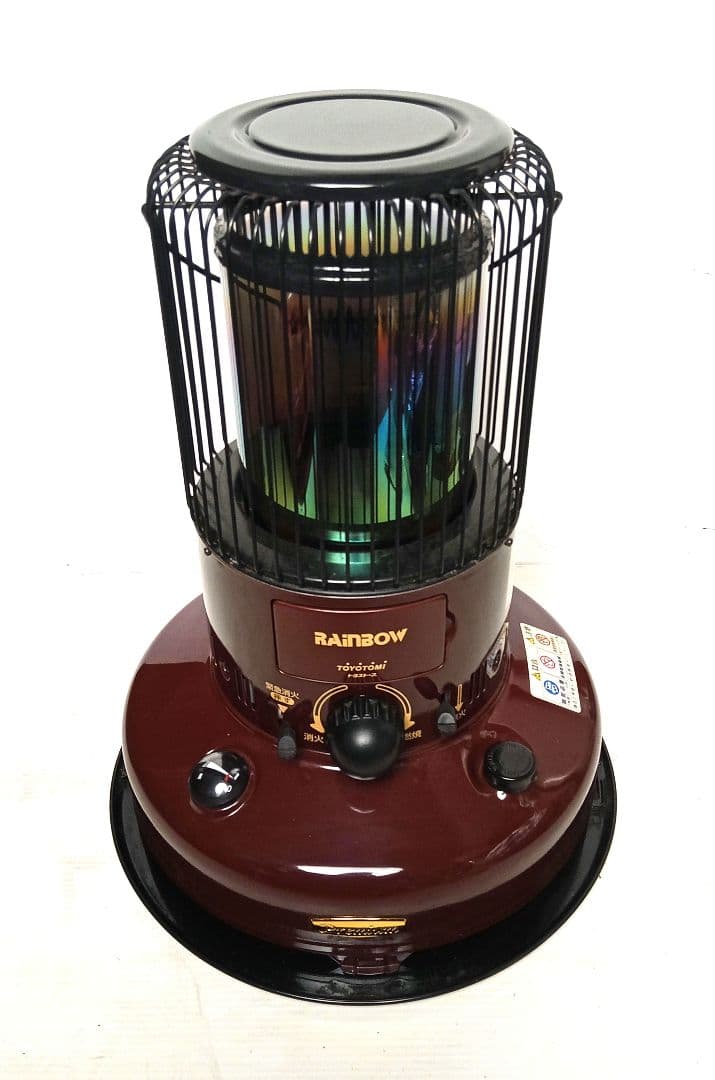 【美品】TOYOTOMI RAINBOW ストーブ ワインレッド