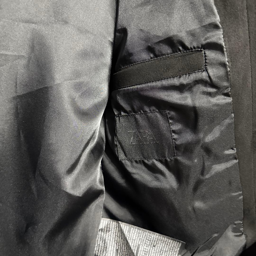 ZARA フェイクスエードレギュラーフィットジャケット