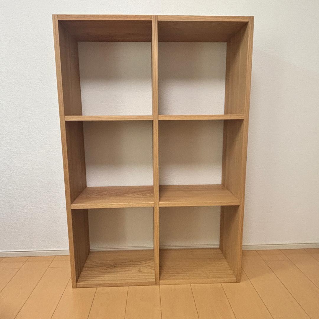 無印良品 スタッキングシェルフセット・３段×２列・オーク材