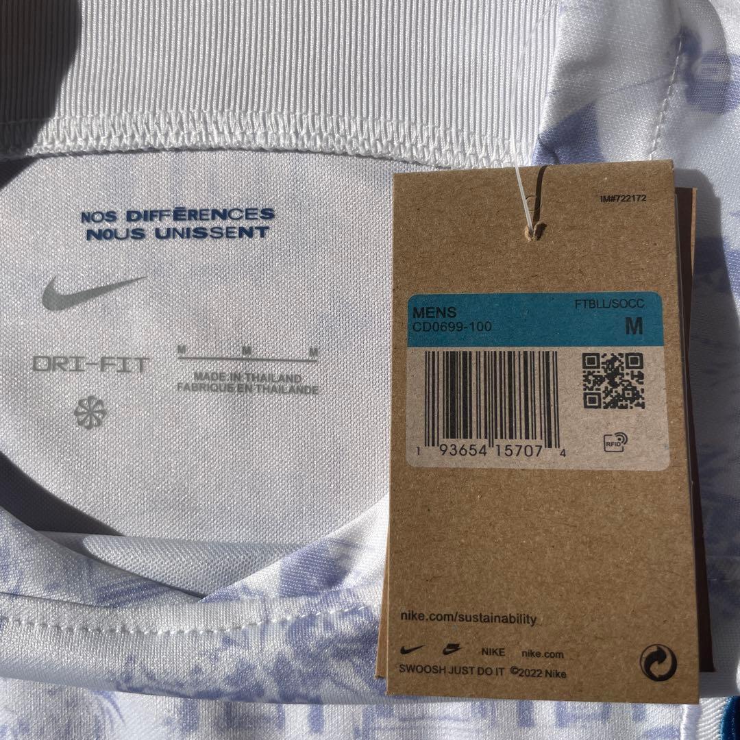 フランス代表 2022年アウェイユニホーム MBAPPE 10番 白色 Mサイズ