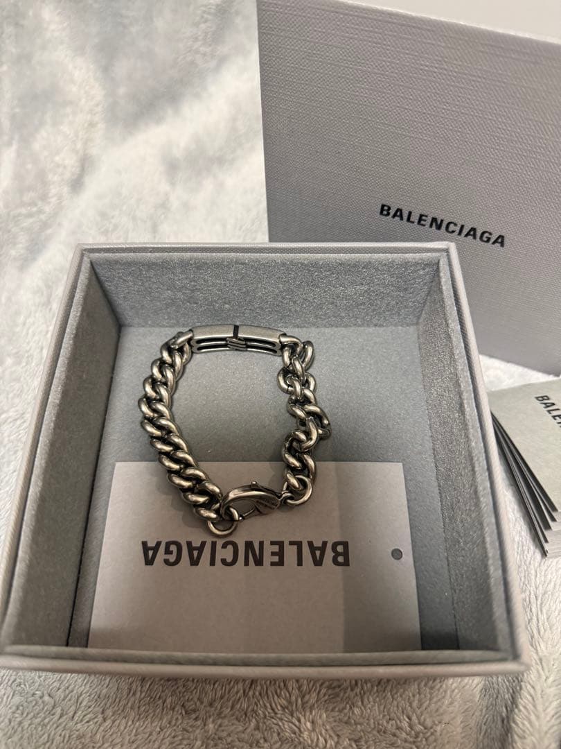 BALENCIAGA チェーンブレスレット シルバー