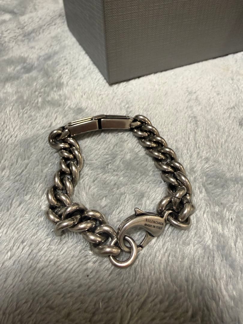 BALENCIAGA チェーンブレスレット シルバー
