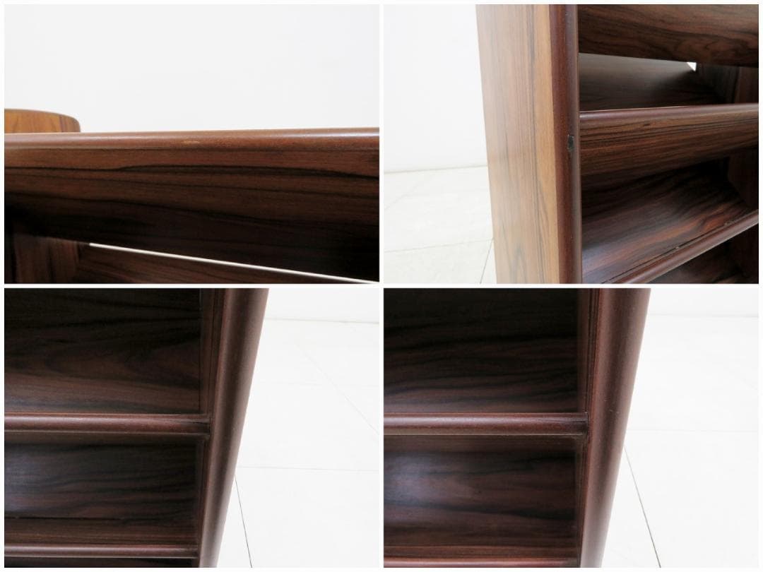 ノルウェー ブルクスボ ローズウッド ラック シューズ ヴィンテージ シェルフ棚