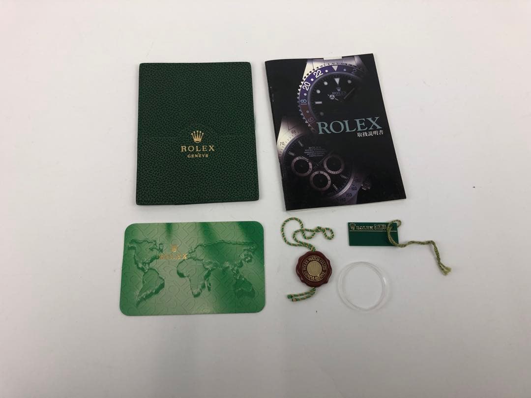 Y*K様 ロレックス　空き箱　外箱　内箱　カードケース　取説　カレンダー　グリー