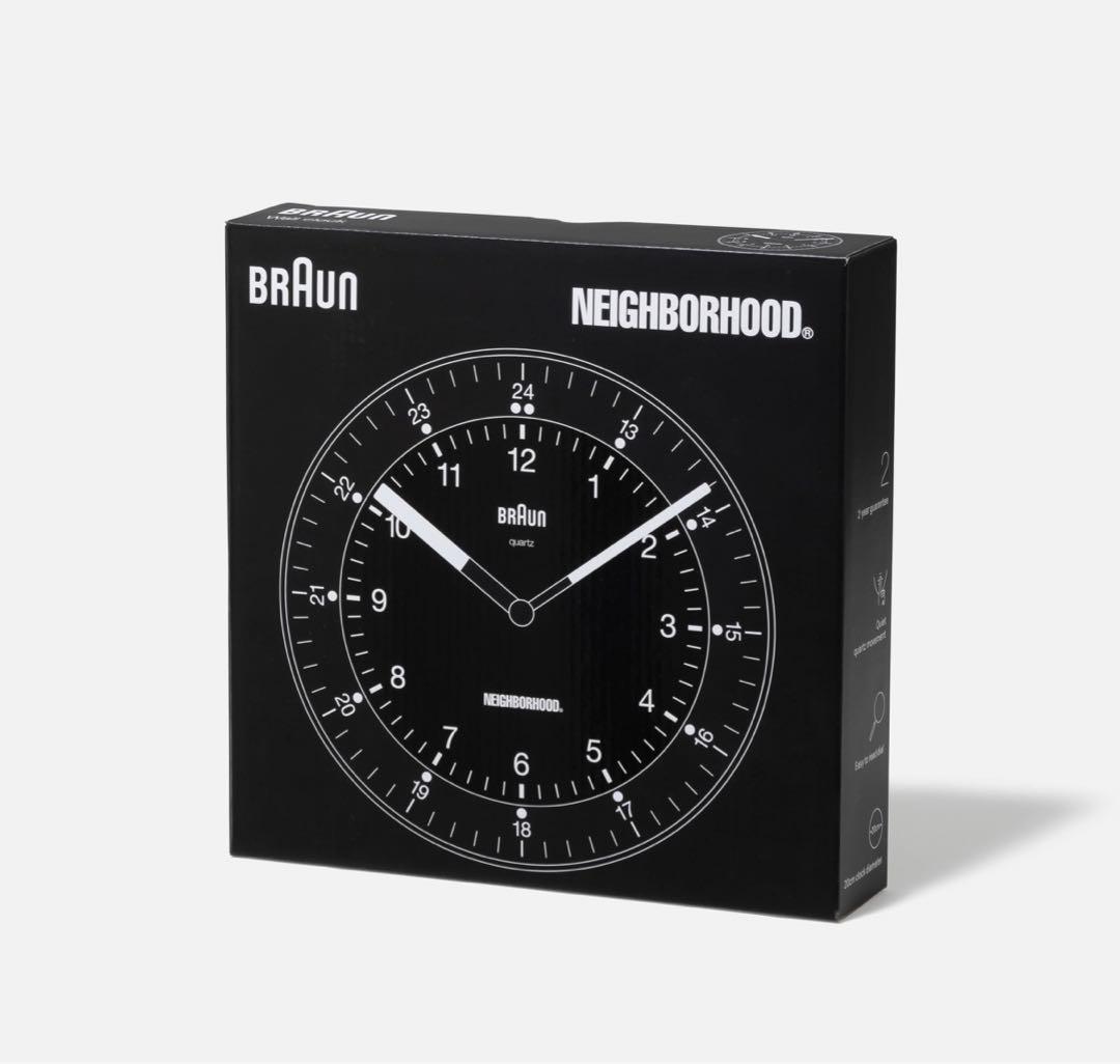 NEIGHBORHOOD BRAUN 時計 ブラック　新品未使用