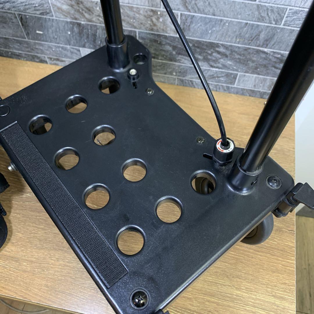 島製作所　右用　ショッピングカート メロディ プリモ　ブラック　ブレーキ付き