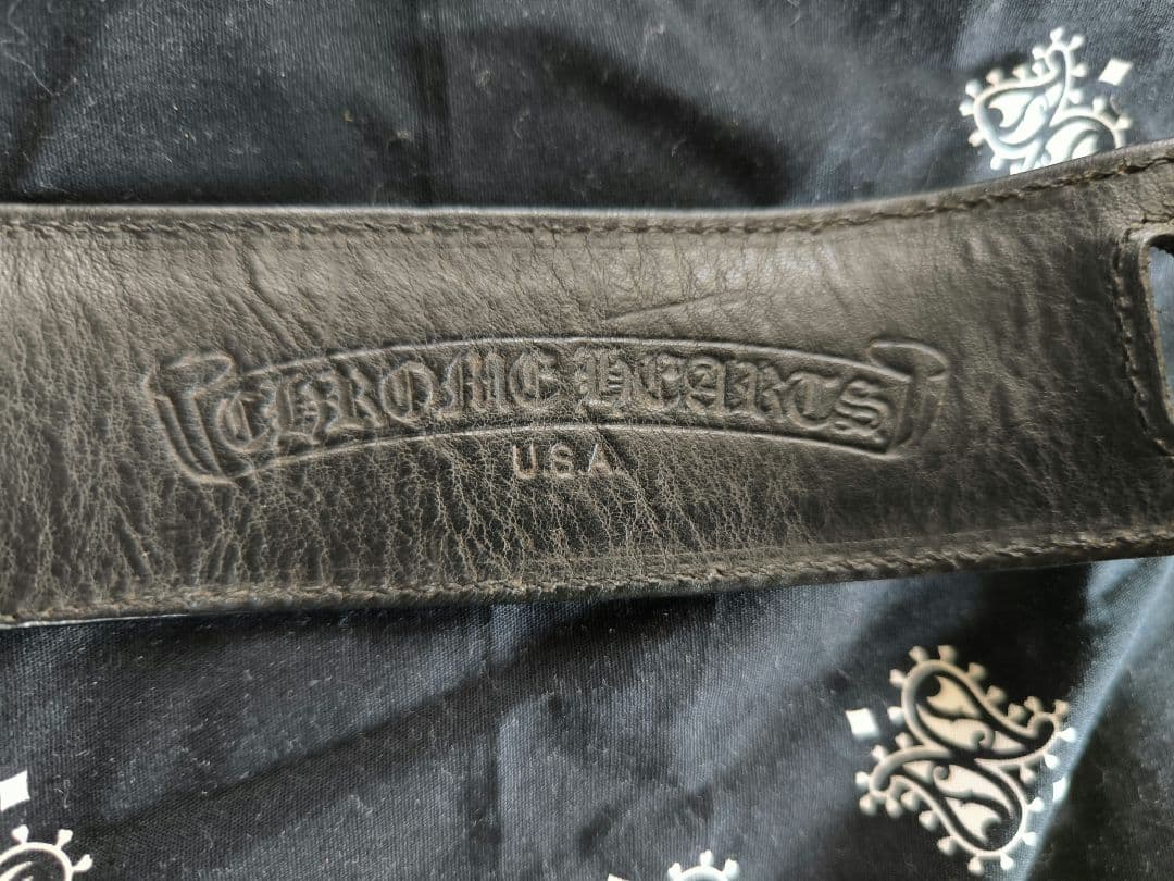 CHROM HEARTS クロムハーツ R&R ガンスリンガー　レザーブレス