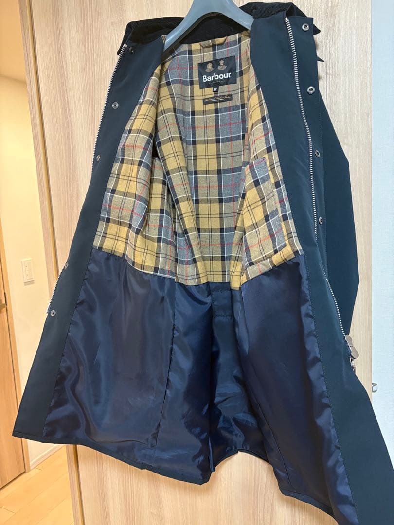 Barbour BURGHLEY 34 2レイヤー スリムフィット ノンワックス
