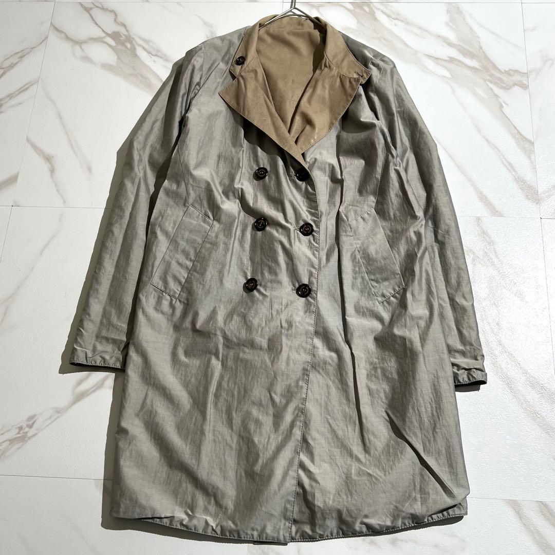 入手困難✨ ブルネロクチネリ リバーシブル ダブル チェスターコート レザー