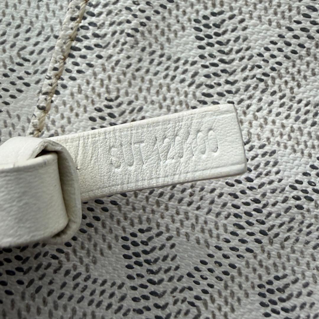 GOYARD サンルイ GM ホワイト リバーシブル トートバッグ