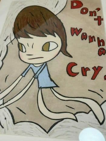 奈良美智「Don't Wanna Cry」版画 ED50