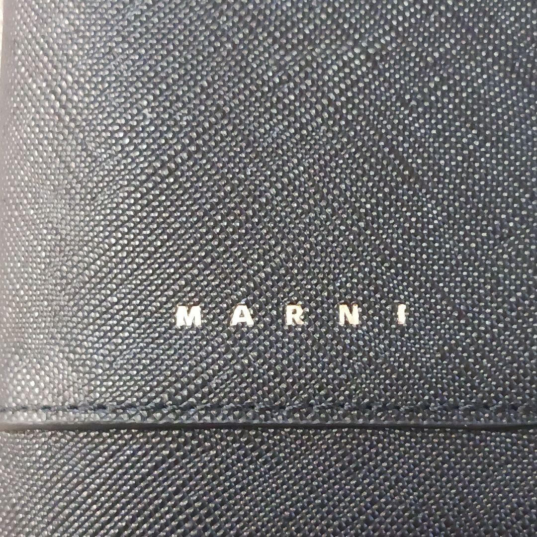 MARNI マルニ サフィアーノレザー 二つ折り財布 コンパクトウォレット