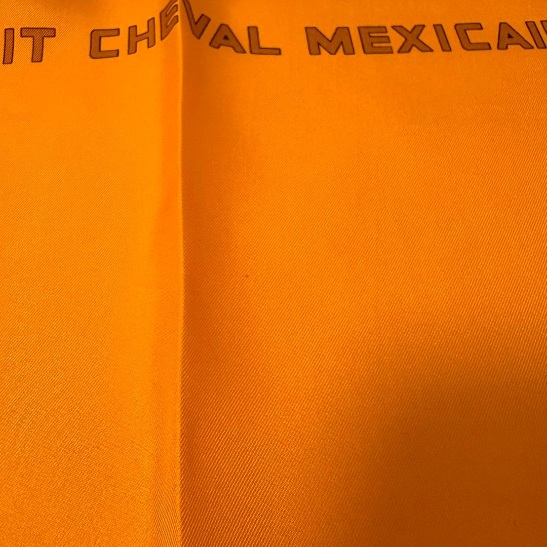 【未使用】エルメス　カレ　MON PETIT CHEVAL MEXICAIN　馬