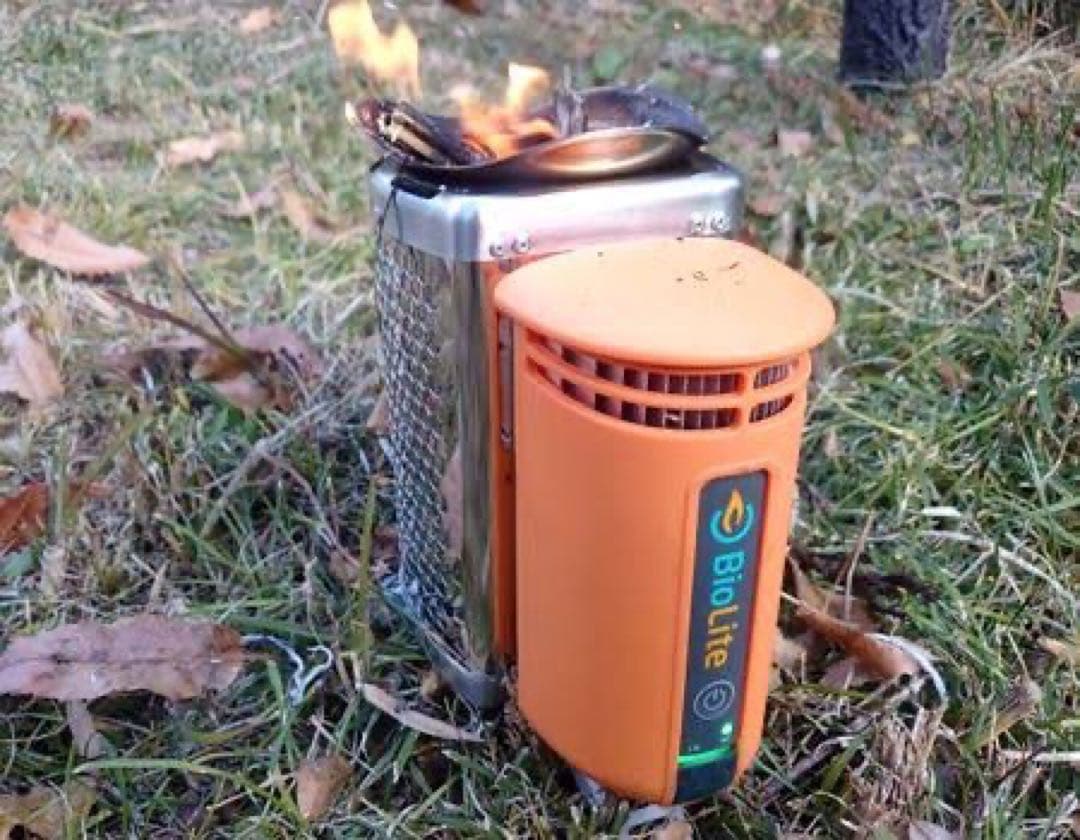 バイオライト　ストーブ、グリル、ケトルポットセット（中古）おまけ付