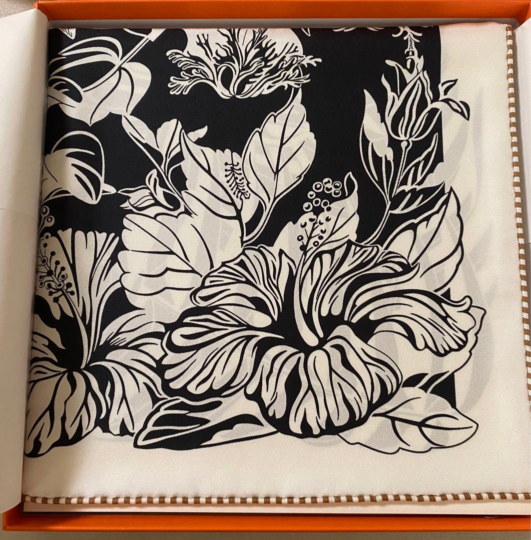 最終価格18時まで✨エルメス カレ90 ダブルフェイス　フラミンゴパーティー