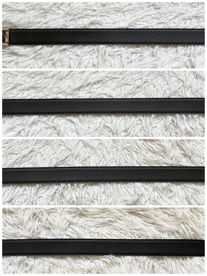 s*6様 未使用級　dunhill リバーシブル　本革ベルト　回転式　箱　保存袋