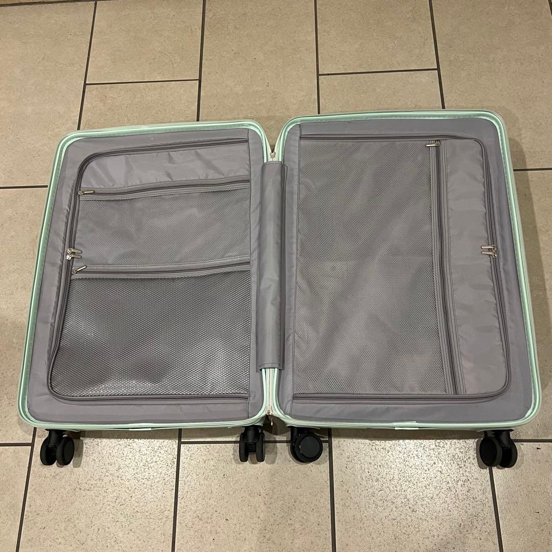 【極美品】L 80L キャリーケース スーツケース 前開き カップホルダー付