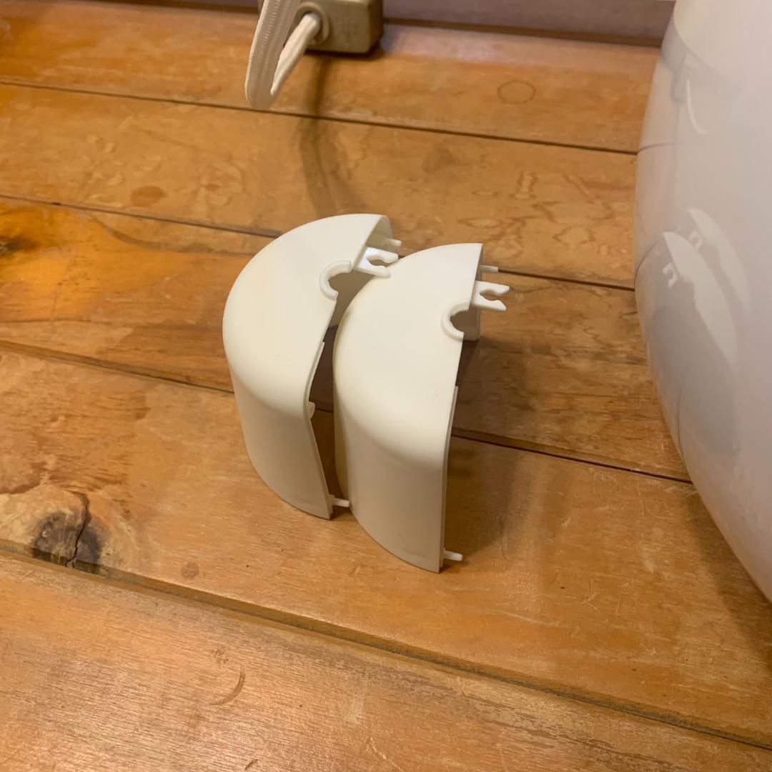 チューリップライト ブルー その2 昭和レトロ ペンダントライト コード交換済