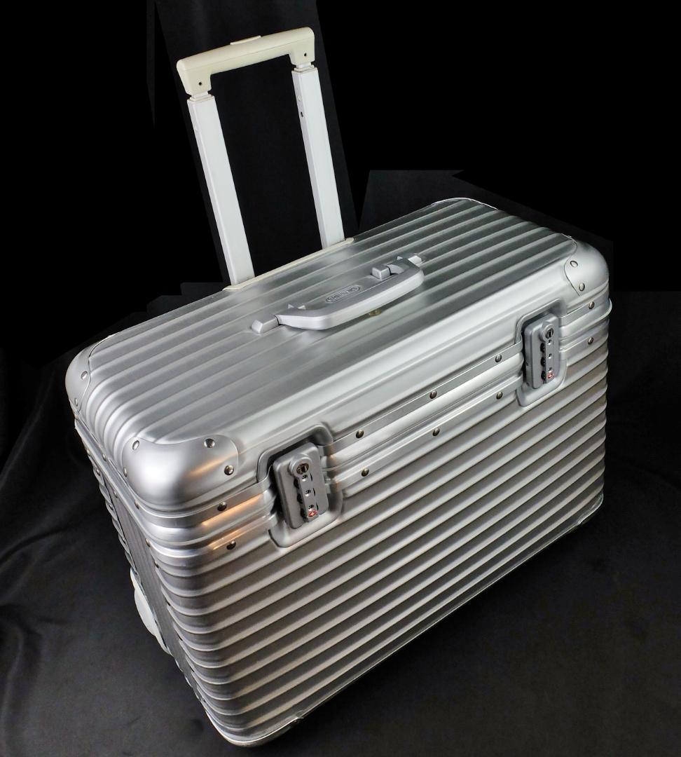 リモワ 920.51廃盤『TOPAS』2輪パイロット・トロリー特大・46L 美品