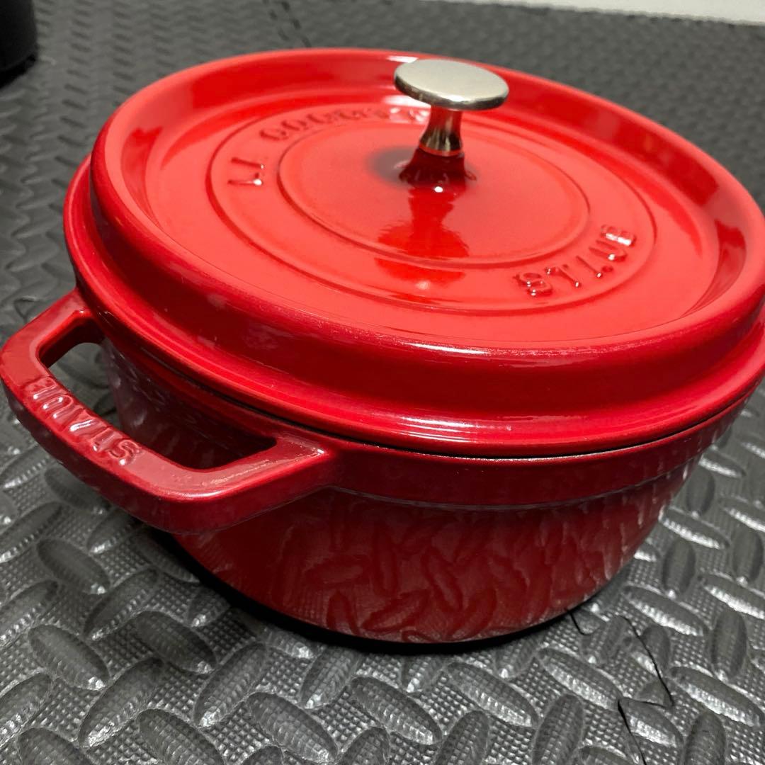 ストウブ（STAUB） ラウンド ココット 24cm チェリーレッド