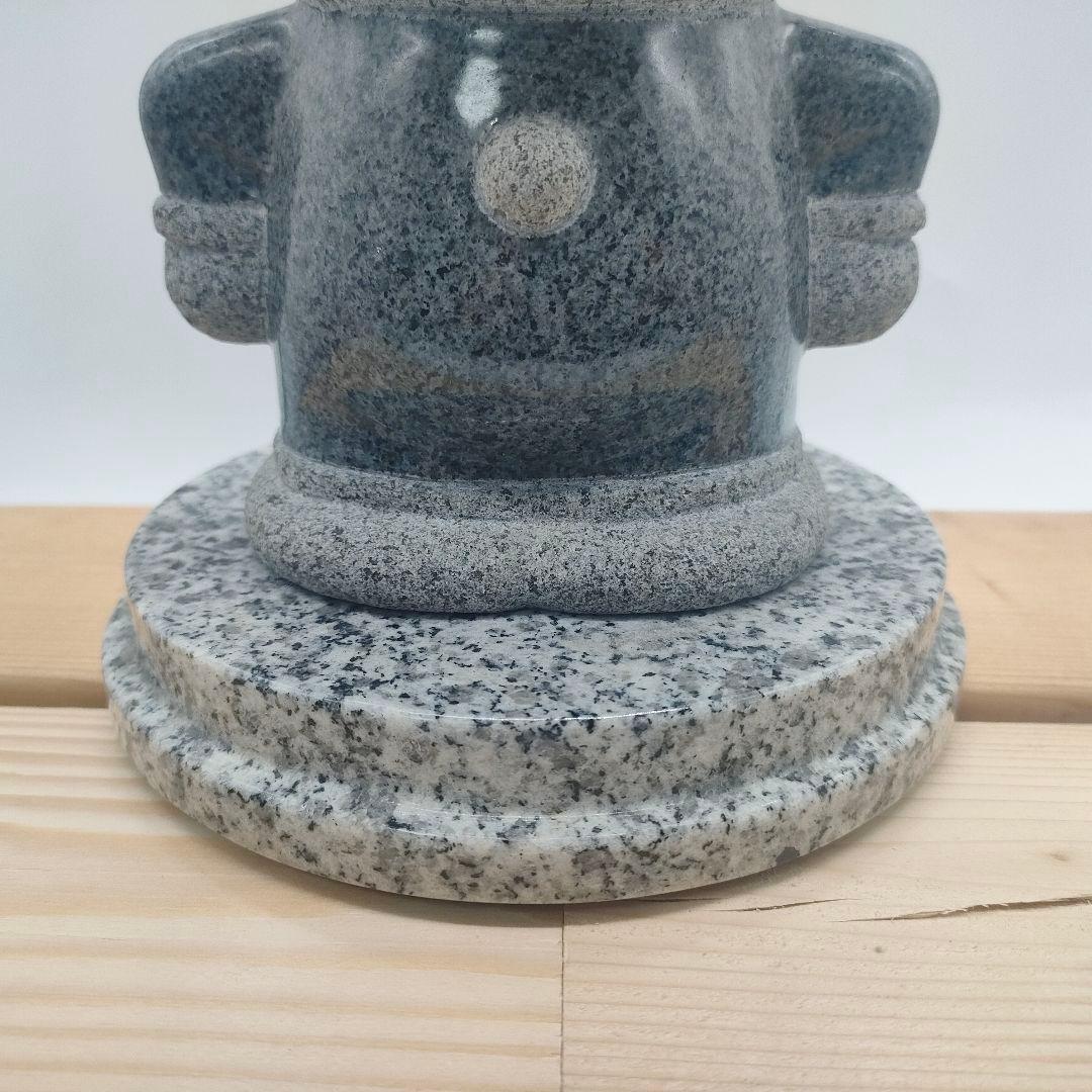 TAKAO 御影石 バイキンマン 23cm 石像 アンパマン