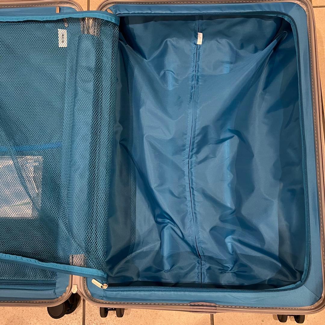 ACE 85L シルバー ストッパー付 キャリーケース 大型 軽量 キャスター