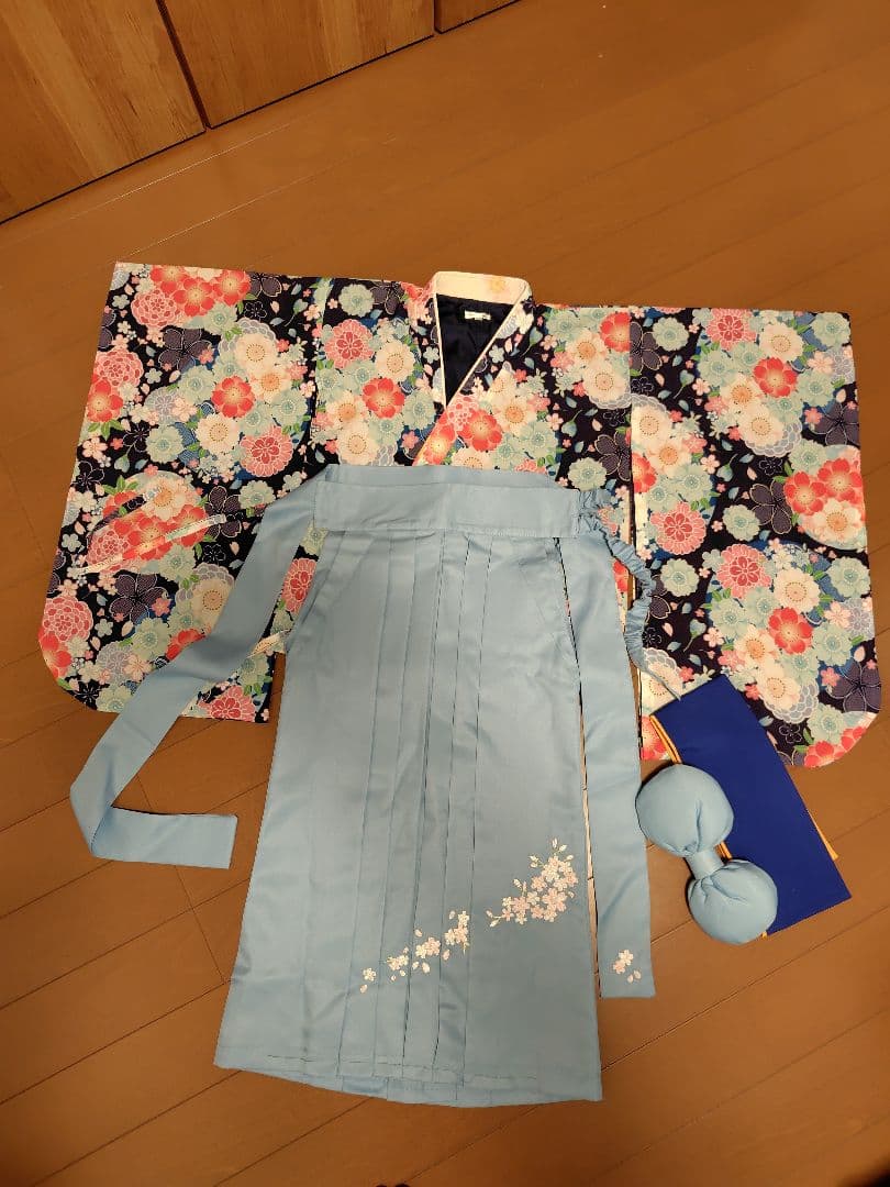 MK☆キャサリンコテージ 花柄袴セット 130cm 着用1回数時間