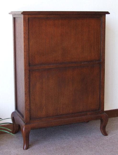 完成品 英国風アンティーク調４段チェスト幅61cm タンス（216）